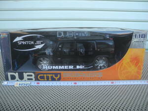 【新品未開封】DUB CITY HEAT 1/18 HUMMER H2 ハマー 63362 ミニカー レトロ 昭和 当時