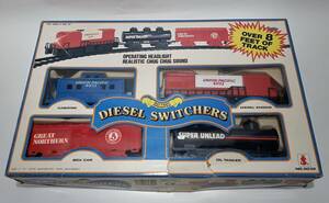 ★DIESEL SWITCHERS OVER8 FEET OF TRUCK 電車 トレインセット ビンテージ★