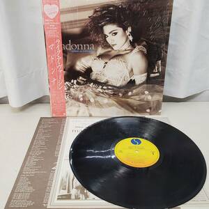 1027-220□LP盤 レコード マドンナ MADONNA like a virgin ライク・ア・ヴァージン 帯付き P-13033 再生未確認 SIRE 