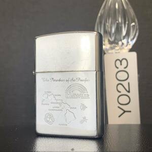 ZIPPO HAWAII　HighPolish Chrome　CANNED BOTTOM　美商品　オイルライター　ハワイ　ジッポー　1991年製　Y0203