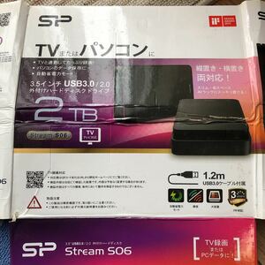 シリコンパワー 外付けハードディスク　stream S06 ２ＴＢ