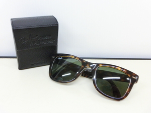 4324PNZ◎Ray Ban レイバン 折りたたみ サングラス RB4105 FOLDING WAYFARER ウェイファーラー◎中古