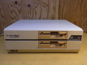 □R/395☆NEC☆PC-98旧式デスクトップパソコン☆PC-9801F☆ジャンク