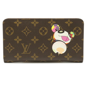 LOUIS VUITTON ルイ ヴィトン モノグラムパンダ ポルト モネ ジップ 村上隆コラボ ラウンドファスナー 長財布