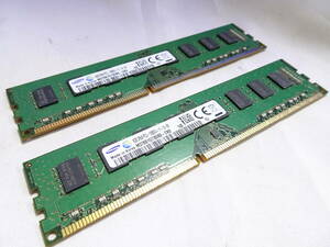 美品 SAMSUNG デスクトップPC用 メモリー DDR3-1600 PC3-12800U 1枚8GB×2枚組 合計16GB 動作検証済 1週間保証 M378B1G73DB0-CK0