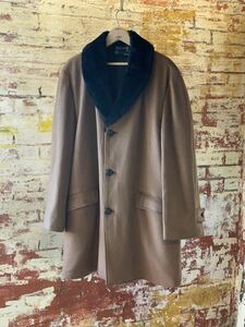 60s TOWNCRAFT WOOL GANG COAT ヴィンテージ ビンテージ タウンクラフト ウールコート ギャングコート ショールカラー 50s アメカジ