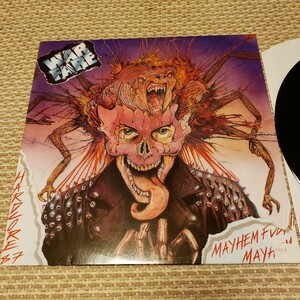 WARFARE/MAYHEM FUCKIN MAYHEM ウォーフェアー レコード LP RR9654