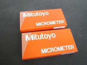 Y279■Mitutoyo(ミツトヨ) 標準マイクロメーター / 25-50mm / M110-50 // 計2個 //未使用
