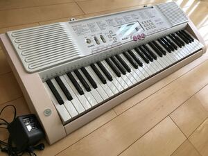 CASIO 電子ピアノ LK-105 ルーチェ ピンク　光ナビゲーション 61鍵盤 電子キーボード カシオ ヤマハ YAMAHA 