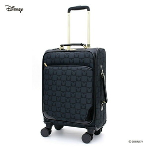 ディズニー ミッキー ソフトケース ブラック キャリーケース トラベル 旅行 スーツケース