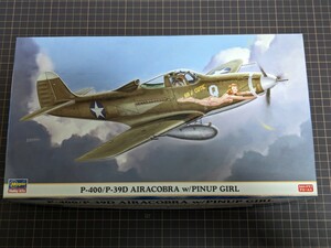 ハセガワ 1/48 P-400 P-39D エアラコブラ W/ピンナップガール　カルトグラフデカール