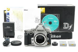 【ランクＡ】 ニコン Nikon Df ボディ シルバー 元箱・予備バッテリー付き（#498）
