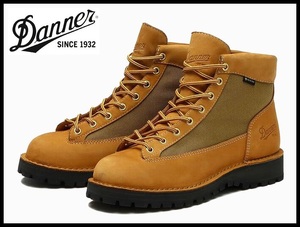 送無 新品 Danner ダナー D121003 ダナー フィールド ゴアテックス ヌバックレザー 防水 トレッキング マウンテン ブーツ ウィート 28.0 ①