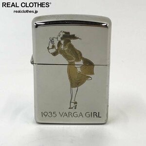 ZIPPO/ジッポー SILVER PLATE WINDY/ウィンディ 1935 VARGA GIRL/1993年製 /000