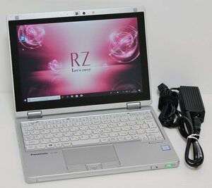 ★CF-RZ6RFRVS Core i5-7Y57/10.1型TFT8GB/SSD512GB/LTE対応/無線LAN/カメラ/Windows 10Pro★2in1モバイルPC