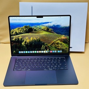 美品 Apple Macbook Air 15 2023 ミッドナイト Apple M2 8コア/ 10コア GPU/メモリ16 GB/ストレージ 1TB SSD/Sonoma