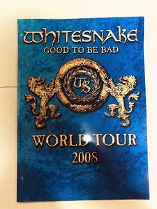 美品　WHITESNAKE ツアーパンフレット2008　同梱可能