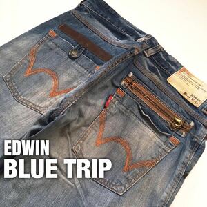 ★☆W32inch-81.28cm☆★EDWIN BTM503 BLUE TRIP★☆派手さと野生味のブルトリ！☆★