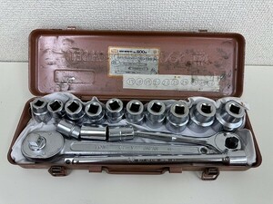 E107-Y31-1010 TONE トネ ソケットレンチセット 800M ISO 工具 セット SOCKET WRENCH SET 現状品①