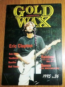 ★☆GOLD WAX 1995年 No.36 Clapton Rainbow Vai Beatles☆★