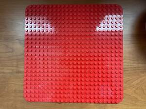 LEGO duplo レゴデュプロ　9071 大型基礎板　赤　中古　38cm×38cm ① 