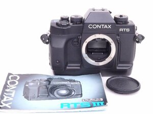 CONTAX/コンタックス フィルム一眼レフ RTS III ボディ ヤシカコンタックスマウント 説明書付 ◆ 6D5BA-51