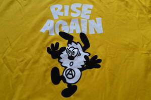 verdy★rise again半袖tシャツ（m・黄色）