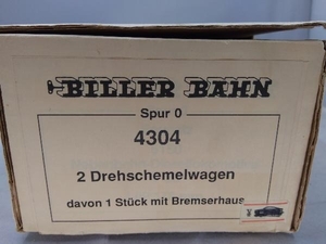Oゲージ BILLER BAHN 4304 2 Drehschemelwagen