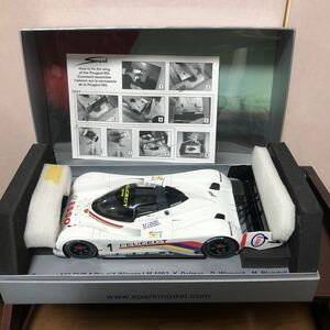 110 未使用 完成品 Spark 1/18 プジョー 905 EVO 1 #1 1992 ル・マン 優勝 No.18S011 spark PEUGEOT 模型 ミニカー