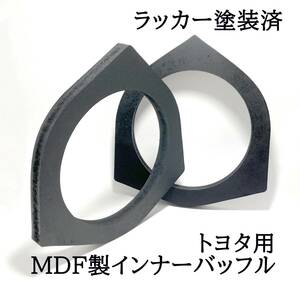 トヨタ用 　MDFスピーカー　インナーバッフル　6.5inch　2枚セット　ラッカー塗装済