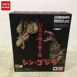 1円〜 S.H.MonsterArts シン・ゴジラ ゴジラ 2016 第2形態&第3形態セット