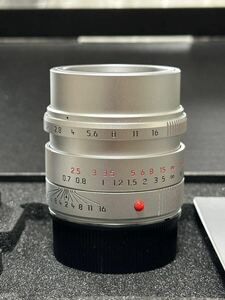 極美品 Leica APO Summicron 50mm F2 ASPH 11142 シルバー　leitz ライカ アポズミクロンM ライツ 481*****