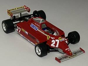 1/43 Ferrari 126CK 1981 Gilles Villeneuve #27 ◆ 7位 1981 FIA F1 World Championship ◆ フェラーリ - アシェット