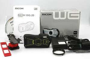 【美品】RICOH リコー 防水デジタルカメラ RICOH WG-20BK 
