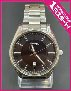 【5AT明04035D】★1円スタート★腕時計★wristwatch★citizen★シチズン★GN-4-S★1112-S109205★メンズ★クウォーツ★デイト付★