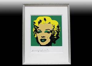 アンディ・ウォーホル 直筆サイン 証明書 シルク「Marilyn Monroe　マリリン・モンロー　62/250」真作保証