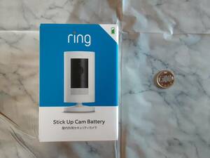 新品未開封 Ring Stick Up Cam Battery リング スティックアップカム バッテリー 充電式 ホワイト