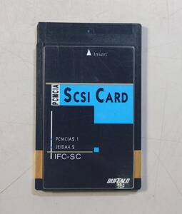KN4767 【ジャンク品】 BUFFALO バッファロー PCカード接続SCSIカード IFC-SC