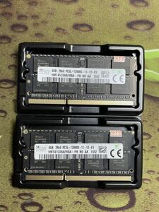 8GBx2枚16GBセット新品 未使用SKhynix DDR3 1600MHz PC3L-12800S SODIMM 204pinノートPC メモリ