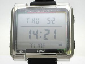 1000円スタート 腕時計 TUSA ツサ DC-SAPIENCE サピエンス クオーツ QZ ダイブコンピュータ デジタル ダイビング用品 3 D60033