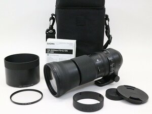 ●○SIGMA 150-600mm F5-6.3 DG OS HSM Contemporary Nikon カメラレンズ 超望遠 ズーム ニコンFマウント シグマ ケース付●021055002m○●