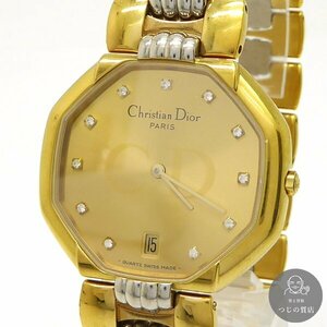 1円～Christian Dior クリスチャン ディオール 45.134 ボーイズ ウォッチ オクタゴン ◆クリックポストor佐川◆ ～4/25(木)終了 質屋-9610