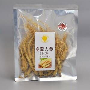 高麗人参100g 約15-20本 6年根長白山産高麗人参 野生環境露地栽培 高麗人参