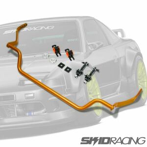 1円スタート S13 S14 S15 180sx 逃げ スタビライザー スタビリンク 調整 切れ角アップ ハイクリアランス スキッドレーシング :005