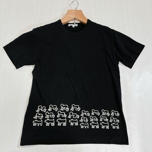 美品 COMME des GARCONS キースヘリング コラボ コムデギャルソン キース ヘリング 半袖 Tシャツ 11ss M メンズ服