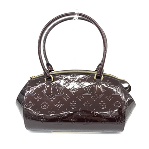 美品◆LOUIS VUITTON ルイヴィトン シャーウッドPM ハンドバッグ◆M91493/FL0151 ブラウン ヴェルニ/アマラン レディース bag 鞄