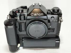 【新同級美品・光学極上／動作良好】 CANON キャノン A-1 +モータードライブMA 素晴らしいコンディションのカメラロボットA-1です！#2455