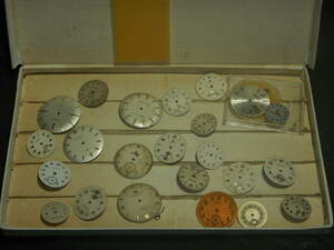 ③腕時計 懐中時計 精工舎 部品 ビンテージ 古道具 昭和レトロ アンティーク 時計部品 時計パーツ 文字盤 ２２個