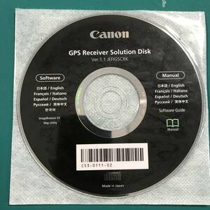 キヤノン GPS Receiver Solution Disk 中古品 R01133