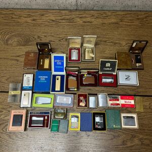 ④ CROWN/PENGUIN/BRONICA/WIN/ジバンシィー/ガスライター/オイルライター/ビンテージ/アンティーク/喫煙具/箱付き/まとめ売り【現状品】